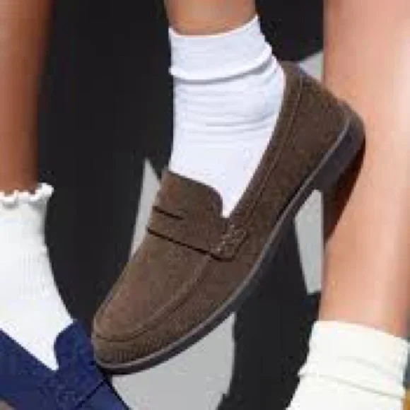 New Rothy’s Penny Loafer Revelvet Brown Womens Size 7.5 - Picture 10 of 11